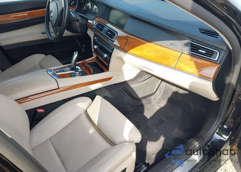 2011 BMW 750Li xDrive из США, поврежденный, VIN WBAKC8C59BC434177